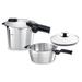 Fissler Vitaquick® Premium 3-piece Set, 3.7 Quart & 6.3 Quart Pressure Cooker Plus Glass Lid in Gray | Wayfair 602-410-13-0800