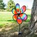 In The Breeze 12-inch Tie Dye Daze Flower Spinner | 22 H x 12 W x 3 D in | Wayfair 2631