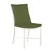 Summer Classics Monaco Patio Dining Side Chair w/ Cushions, Linen in White | Wayfair 342194+C3874302W4302