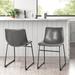 17 Stories Yannet Bar Stools w/ Back, Swivel Barstools Upholstered/Leather/Metal/Faux leather in Gray | 30 H x 18 W x 16 D in | Wayfair