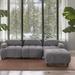 Gray Sectional - Latitude Run® L Shaped Couch w/ Reversible Chaise, Polyester | 26 H x 96 W x 65.5 D in | Wayfair 68BD8283F98541289492D44BBDAC3F5F