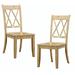 August Grove® Bronc Cross Back Side Chair Dining Chair Metal in Brown | 40 H x 23 W x 17.5 D in | Wayfair 4BD71EFB5F12425087EFF25930212BA4