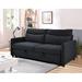 Latitude Run® Modern Fabric Loveseat Futon Sofa Couch W/Pullout Bed, Small Love Seat Lounge Sofa W/Reclining Backrest | Wayfair