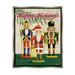 The Holiday Aisle® Happy Holidays Nutcrackers Framed Floater Canvas Wall Art Design By Paul Brent Canvas | 21 H x 17 W x 1.7 D in | Wayfair