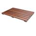 Millwood Pines Chaniel Teak & Wood Bath Mat w/ Non-Slip Backing Teak & Wood in Brown | 14 H x 21 W in | Wayfair A065570FB3EC4CB3AC50805070BA3212