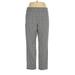 Avenue Casual Pants - High Rise Straight Leg Boyfriend: Gray Bottoms - Women's Size 18 Plus