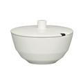 Schonwald 9124922 7 3/4 oz Allure Sugar Bowl - Porcelain, Bone White