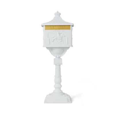 Costway Retro Cast Aluminum Mailbox Security Posta...