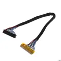 8 Bit LVDS Cavo FIX-30 Spille 2ch Per 17-26 pollici LCD/LED Regolatore del Pannello 25cm