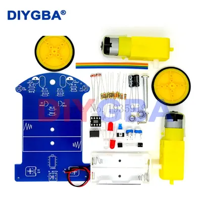 D2-1 DIY Kit intelligente Tracking-Linie Smart Car Kit tt Motor elektronische DIY Kit Smart Patrol Autoteile DIY elektronische