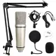 U87 Professionelle Kondensator Mikrofon Für Studio Aufnahme Podcast Live Singen Gaming Mikrofon Kit