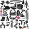 Cerastes Action Kamera Zubehör Kit für Gopro Hero 11/10/9/8/7/6/5/4 Gopro Max Fusion Insta360 Akaso Dji Osmo Action Kameras