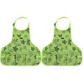 2 Pieces Apron Bbq Kits Multi-functional Grilling Aprons Gift for KTV Gardening with Pockets Barbecue Tools Child