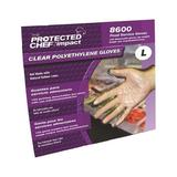 IMPACT 8600L-90 ProGuard Disposable Large Clear Polyethylene Gloves - pack of 100