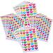 60 Sheets Colorful Hearts Stickers Lovely Scrapbook Bottle Laptop Glitter Cartoon for Envelopes Cards Aesthetic Decorative Phone Student