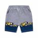 Herrnalise Toddler Baby Boys Summer Shorts Elastic Waist Cotton Casual Short Pants Casual Sports Shorts Capris Boys Cute Cartoon Dinosaur Shark Crocodile Printed Sweatpants With Pocket