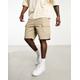 Levi's Carrier cargo short in cream with pockets-White