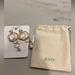 J. Crew Jewelry | J Crew Drop Hoop Pearl And Crystal Earrings | Color: Gold/White | Size: Os