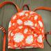 Kate Spade Bags | Kate Spade Karissa Nylon Wild Blossom Md. Backpack | Color: Orange/White | Size: Os