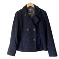 American Eagle Outfitters Jackets & Coats | American Eagle Outfitters Pea Coat Navy Wool Blend Medium | Color: Blue | Size: M