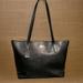 Coach Bags | Coach Black Crossgrain Leather Zip Tote Shoulder Bag 4454 | Color: Black/Gold | Size: Os