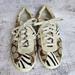 Coach Shoes | Coach Women's Tennis Shoes Sneakers Pony Hair Zebra Suede Leather Size 6 | Color: Brown/Green | Size: 6