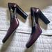 Gucci Shoes | Gucci Block High Heels| Vintage Y2k| Size 7b | Color: Black/Purple | Size: 7