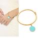 Kate Spade Jewelry | Kate Spade Something Blue Hinged Bangle Bracelet Enamel Charm | Color: Blue/Gold | Size: Os