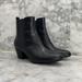 Nine West Shoes | 9.5 Black Ankle Booties From Nine West | Color: Black | Size: 9.5