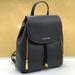 Michael Kors Bags | Michael Kors Phoebe Medium Flap Drawstring Backpack Black Color | Color: Black/Gold | Size: Medium 11.75" (L) 13" (H) X5.25" (D)