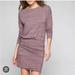 Athleta Dresses | Athleta Purple Heathered Long Sleeve Drop Waist Dress | Color: Purple/White | Size: S