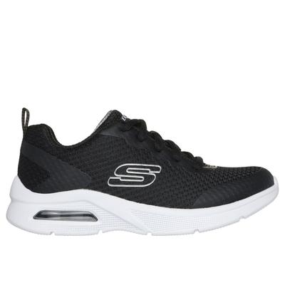 Skechers Boy's Microspec Max - Kaptix Sneaker | Size 13.0 | Black | Textile/Synthetic