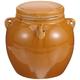 iplusmile Ceramic Honey Jar Ceramic Kitchen Jar Pickling Crock Ceramic Food Storage Jar Beehive Honey Pot Container for Food Honey Dispenser Kimchi Pot Ceramics With Cover