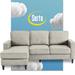 Gray Sectional - Serta at Home Serta Harmon Upholstered Reversible Sectional Sofa & Chaise Polyester | 36 H x 80 W x 57.5 D in | Wayfair YFT4349C