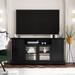 Red Barrel Studio® Thais Accent Cabinet Wood in Black | 29.9 H x 59.8 W x 18.9 D in | Wayfair C429F79B7A9240CBBD22FBC45DE3B8DE