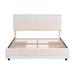 Ivy Bronx Khamara Platform Storage Bed Upholstered/Linen in Brown | 44.5 H x 62.6 W x 81.9 D in | Wayfair 0A544A8C8C624C4091DD3F31ABFE7DC8