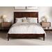 Lark Manor™ Amandah Solid Wood Panel Bed Wood in Brown | 50 H x 63.7 W x 83.13 D in | Wayfair 1A038C02BAC44CCBA3ADC998C6095CCD