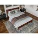 Lark Manor™ Amandaleigh Solid Wood Panel Bed Wood in Brown | 33.46 H x 57.8 W x 78.25 D in | Wayfair 0AD730250F9541BDB8F092219DDE8827
