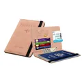 Couverture de Passeport Américain en Cuir pour Fille Porte-Passeport de Voyage Personnalisé