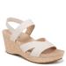 LifeStride Danita - Womens 8.5 Bone Sandal Medium