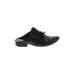 3.1 Phillip Lim Mule/Clog: Slip-on Chunky Heel Casual Black Print Shoes - Women's Size 38 - Almond Toe