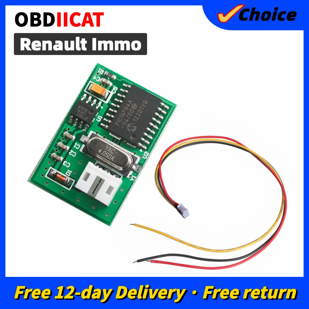 OBD2 Für Renault Immo Emulator ECU Decoder Reset Drähte Verbunden Re-n-ault Wegfahrsperre Emulator Auto Zubehör Image