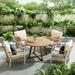 Better Homes & Gardens Lilah 5 Piece Outdoor Dining Set White