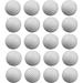 Trjgtas 20 Pcs Air Golf Practice Balls Foam Ball Golf Training Indoor and Outdoor for Backyard Hitting Mat White