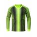 iiniim Kids Soccer Jersey Boys Goalkeeper Shirt with Chest Elbow Pads Compression Undershirt Football Training Size 5-14 Fluorescent Green 7-8