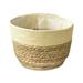 asjyhkr Seagrass Basket Planters Flower Pots Storage Basket Plant Containers Hand Woven Basket Planter with Plastic Liners Straw Flower Pot for Indoor Outdoor Plant Flower Pots