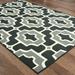 Style Haven Marianna Geometric Tile Black/ Grey Loop Pile Indoor Outdoor Area Rug 6 7 x 9 6 6 x 9 Accent Outdoor Indoor Living Room Patio