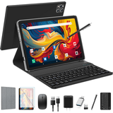 Tablet Android 13 Tablet 10 Inch Android Tablet with Keyboard 5G WiFi Tablet 128GB ROM+16GB RAM (8+8Virtual) +1TB TF Expand Octa-Core Processor 13MP+8MP Camera Bluetooth GPS FHD Display 2 In 1 Tablet