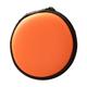 Headphone case portable headphone pouch for headphone earbuds headphone SD memory card camera chip - orange