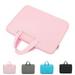 Protective Laptop Sleeve Laptop Bag for Women Laptop Case Slim Computer Work Briefcase For Travel (12 inch Pink)